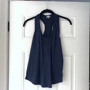 Splendid Navy Racerback Tank Top